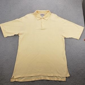 Boca Classics Shirt‎ Mens XL Yellow Polo Golf Outdoor Casual Collared Preppy